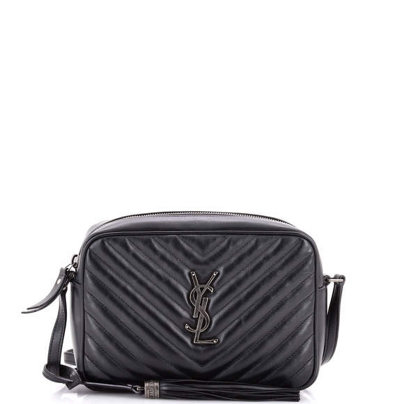 Saint Laurent Small Lou Camera Bag Matelasse Chevron Leather - Picture 1 of 6